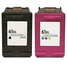 Load image into Gallery viewer, Compatible Ink for HP 61XL Black & Tri Color Remanufactured Ink Cartridge Combo Pack