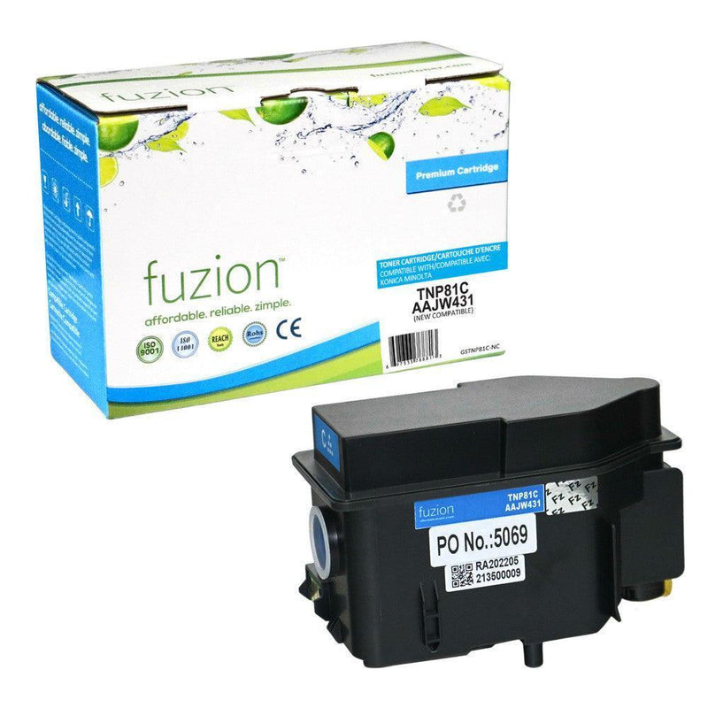 Load image into Gallery viewer, Konica Minolta TNP81C Compatible Toner - Cyan Bizhub C3300I, bizhub C4000I - SprintToner -{ product.title }} , konica minolta compatible toner cartridges , Sprint Toner , AAJW131, bizhub C3300I, bizhub C4000I, bizhub C4000I printers, konica, konica minolta compatible toner cartridges, Konica Minolta printers, konica TNP81, tnp81bk , SprintToner , sprinttonercartridges.com