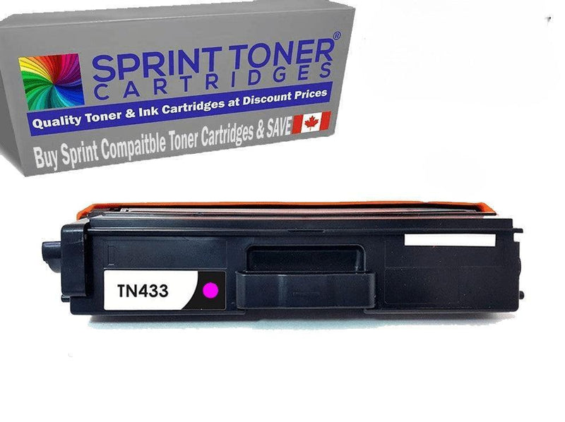 Load image into Gallery viewer, Compatible Brother TN433M Magenta Toner Cartridge. 1 Pack - SprintToner -{ product.title }} , Brother Compatible Toner Cartridges , SprintToner , 433BK,433C,433Y,Brother Compatible Replacement Toner Cartridges,brother laser printers,brother laser toners,brother tn433,Brother TN433M,High Yield,HL8260CDW,HLL8360CDW,HLL8360CDWT,MFCL8610CDW,MFCL8900CDW,TN-433M,TN-436,TN433,TN433M,TN436 , SprintToner , sprinttonercartridges.com