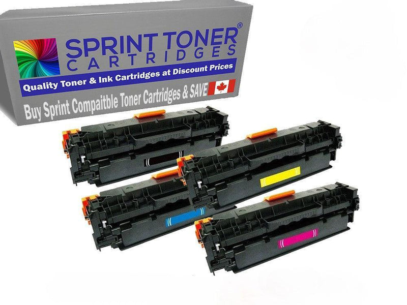Load image into Gallery viewer, Compatible 4 Pack Canon 131A/X Colour Combo Toner Cartridges SET - SprintToner
