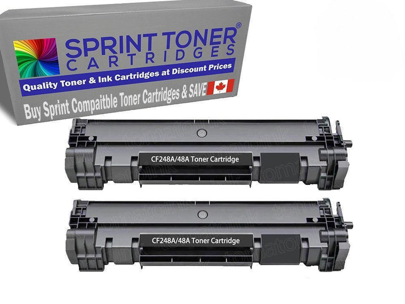 Load image into Gallery viewer, Compatible HP CF248A, 48A 2 Pack, Black Toner Cartridge Hp Laserjet Pro Printers, {With CHIP} - SprintToner