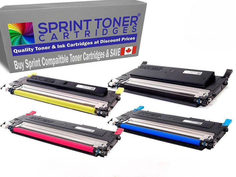 Load image into Gallery viewer, Compatible with Samsung CLT-K407S Black Toner Cartridge 1 Pack - SprintToner -{ product.title }} , Samsung Compatible Toner Cartridges , SprintToner , C430W,C480,C480FN,C480FW,C480W,CLT- K404S,CLT-407,CLT-C404S,CLT-M404S,CLT-Y404S,CLT407,CLT407S,high yield,samsung compatible replacement toner cartridges,Samsung printers,samsung xpress printers,Samsung Xpress Printers: C430 , SprintToner , sprinttonercartridges.com