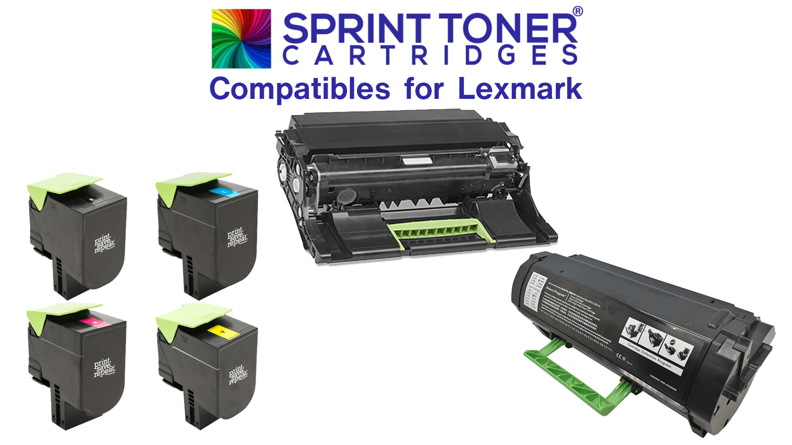 Lexmark Compatible Toners, ink, drum, fuser units