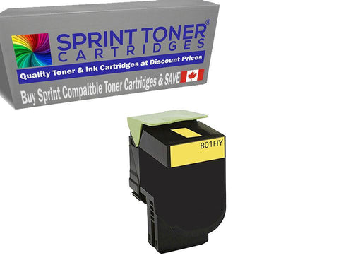 80C1HY0 Yellow Lexmark Compatible Toner Cartridge, CX410/CX510 High Yield - SprintToner -{ product.title }} , Toner Cartridges , Sprint Toner , 80C1HY0,80C1HYO,CX410,CX410de,CX410dte,CX410e,CX510,CX510de,CX510dhe,CX510dthe,High Capacity,High Yield,Lexmark 80C1HYO,Lexmark 80C1HYO toner,lexmark compatible replacement toner cartridges,lexmark cx410 yellow toner,lexmark cx510 yellow toner , SprintToner , sprinttonercartridges.com