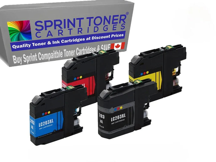 Compatible Brother LC404 Ink Cartridge Combo 4 Inks