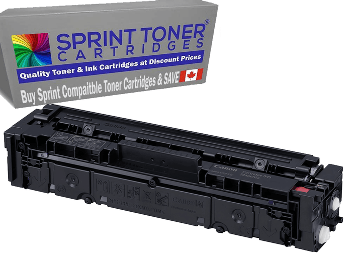 Compatible Canon 045H  MAGENTA Toner Cartridges, 1244C001