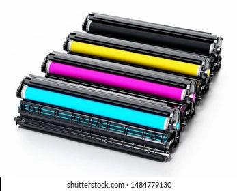 Load image into Gallery viewer, Compatible HP 655A Toner Cartridges.  CF450A,451A,452A, 453A.  4 toners
