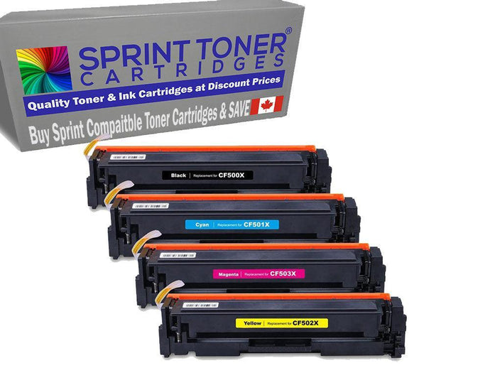 Compatible HP 202X Combo Set Toner Cartridges [Save 10%] - SprintToner -{ product.title }} , Hp Compatible Toner Cartridges , Sprint Toner , HP,HP CF500X,Hp CF500X black toner,HP CF501X cyan toner.,HP CF502X yellow toner,HP CF503X,HP CFF503X magenta toner,HP Color LaserJet Pro M254NW; M281FDN; M281FDW; M254DW; M280NW,Hp Compatible laserjet printers,Hp Compatible Replacement Toner Cartridges,Hp laserjet printers,HP LaserJet Pro printers,toner compatible hp , SprintToner , sprinttonercartridges.com