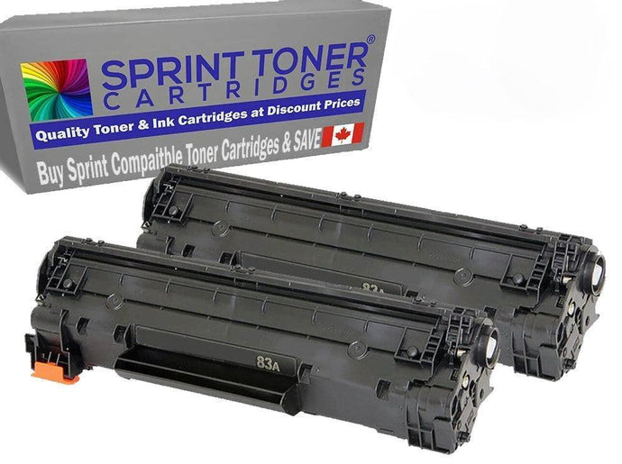 Compatible HP CF283X, 83X  Toner Cartridge 2 Pack