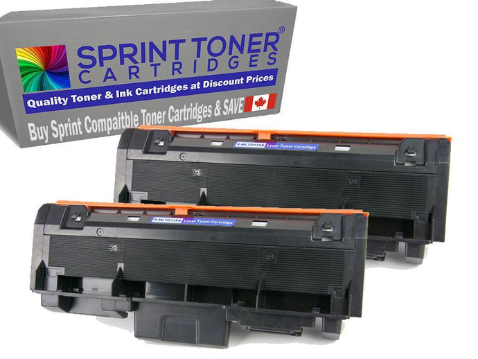 Compatible Samsung MLT-D118S Black HIGH YIELD Toner Cartridge - 2 Pack