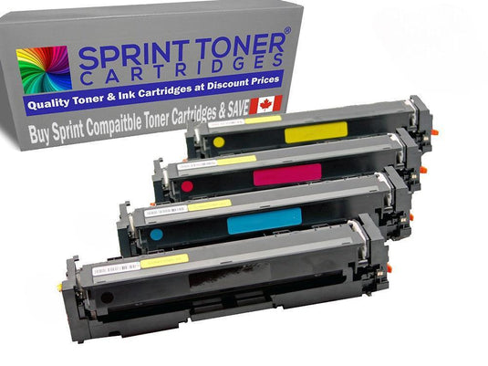 Compatible with Canon 055H Toner Cartridges  w/chip  4 Pack High Yield