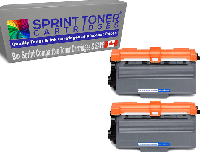 TN660 Brother Compatible Black Toner Cartridges. 2 Pack