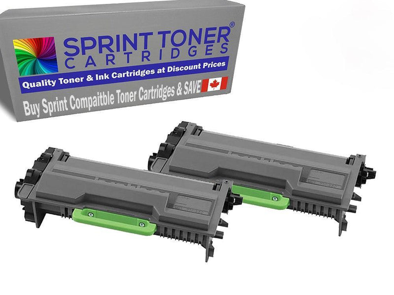 Load image into Gallery viewer, Brother Compatible TN760 Toner Cartridge W/Chip. Twin Pack
