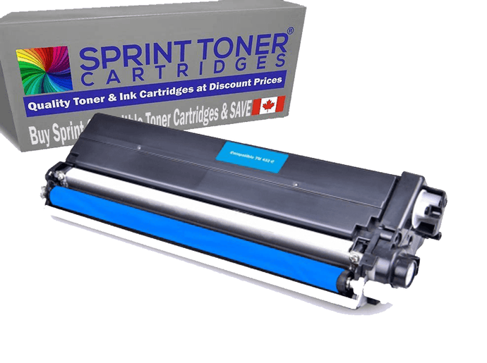 1 Pack Compatible Brother TN433C Cyan Toner Cartridge - SprintToner