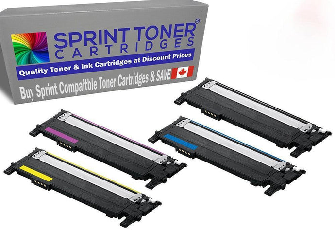 Compatible 4 Pack Samsung CLT-404S / CLT404 Colour Toner Cartridges for Samsung Xpress Printer - SprintToner