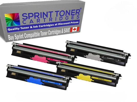 Compatible Okidata C110, C130 , C160, Toner Cartridge Combo